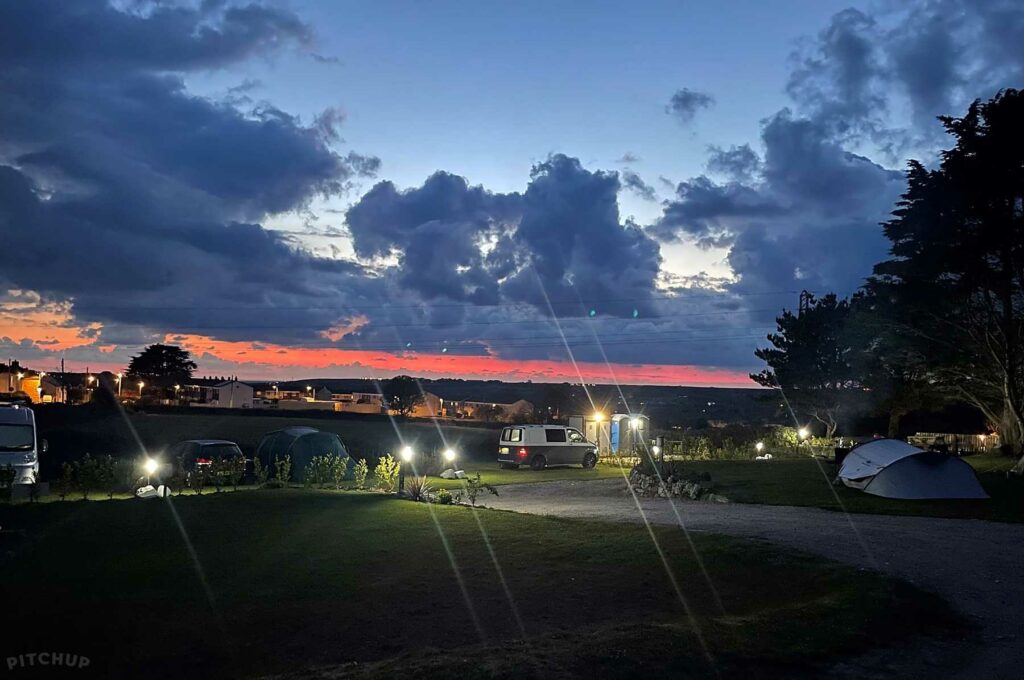 Sunset Camping