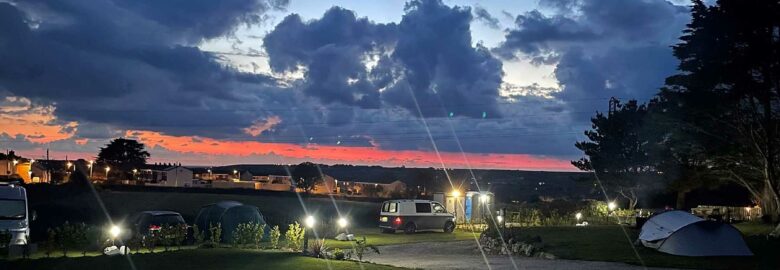 Sunset Camping