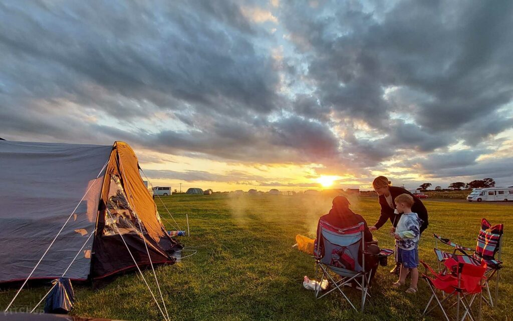 Camping at Cardewlees