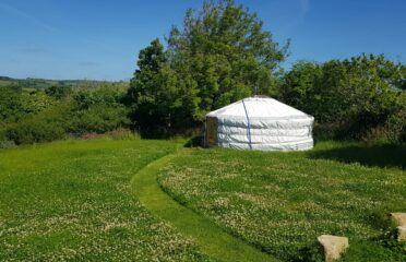 Trevellan Magic Space: Beautiful Mongolian Yurts & Rose Chalet Glamping Eco-Retreat