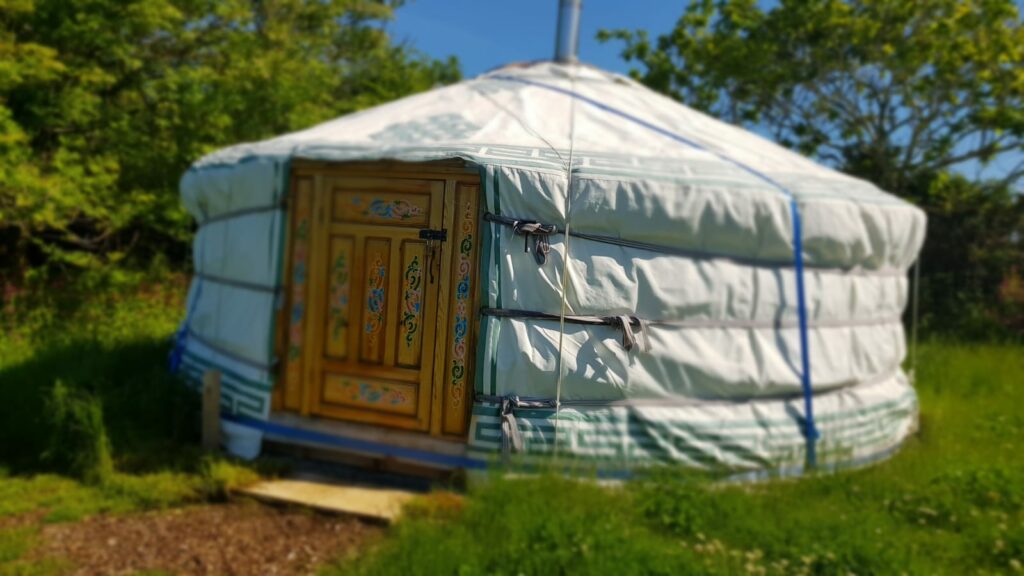 Trevellan Magic Space: Beautiful Mongolian Yurts & Rose Chalet Glamping Eco-Retreat