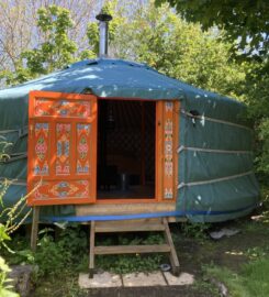 Trevellan Magic Space: Beautiful Mongolian Yurts & Rose Chalet Glamping Eco-Retreat