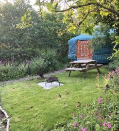 Trevellan Magic Space: Beautiful Mongolian Yurts & Rose Chalet Glamping Eco-Retreat