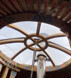 Trevellan Magic Space: Beautiful Mongolian Yurts & Rose Chalet Glamping Eco-Retreat