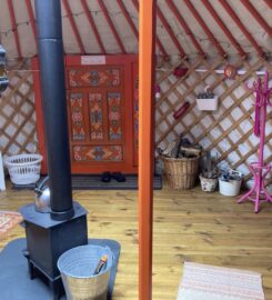 Trevellan Magic Space: Beautiful Mongolian Yurts & Rose Chalet Glamping Eco-Retreat