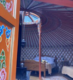 Trevellan Magic Space: Beautiful Mongolian Yurts & Rose Chalet Glamping Eco-Retreat
