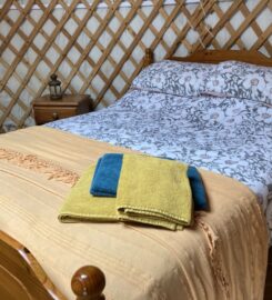 Trevellan Magic Space: Beautiful Mongolian Yurts & Rose Chalet Glamping Eco-Retreat