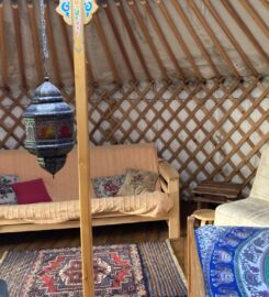 Trevellan Magic Space: Beautiful Mongolian Yurts & Rose Chalet Glamping Eco-Retreat