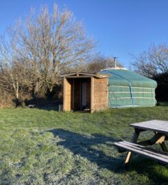 Trevellan Magic Space: Beautiful Mongolian Yurts & Rose Chalet Glamping Eco-Retreat